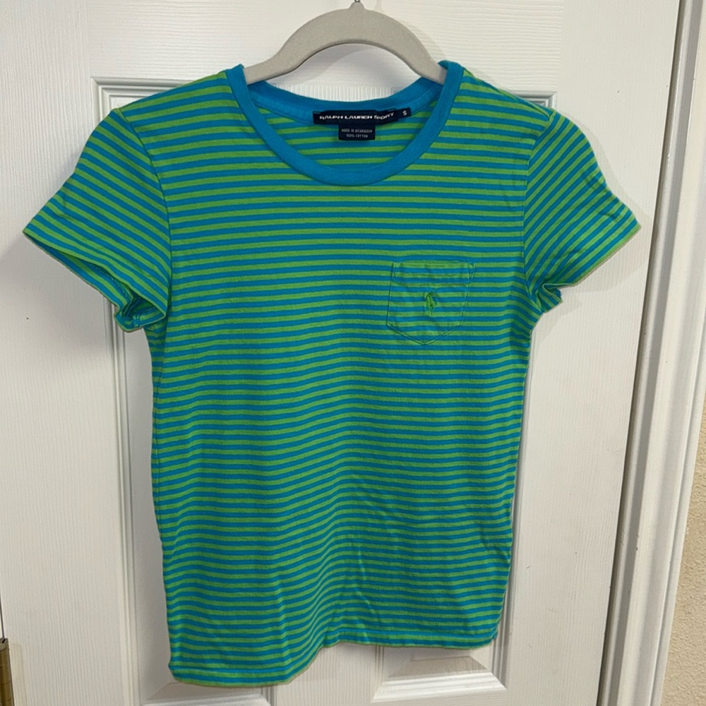 Ralph Lauren small striped polo tee